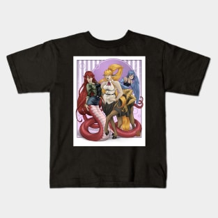 Monster Girls Kids T-Shirt